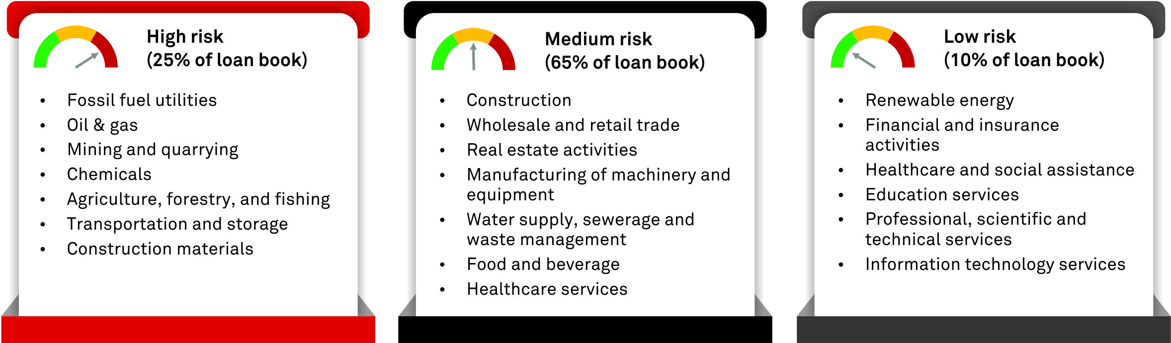 E&S exposure of a loan book